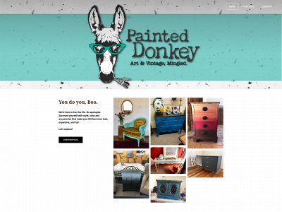 www.painteddonkeyvintage.com snapshot
