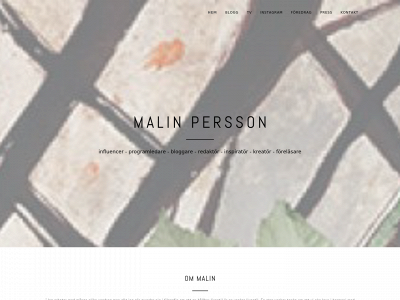 themalinpersson.com snapshot