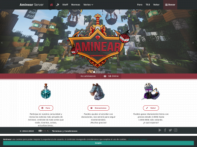 aminearserver.es snapshot