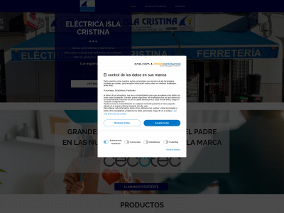 ferreteriaelectricaislacristina.es snapshot