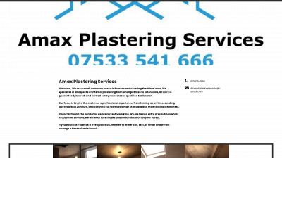 amaxplastering.co.uk snapshot