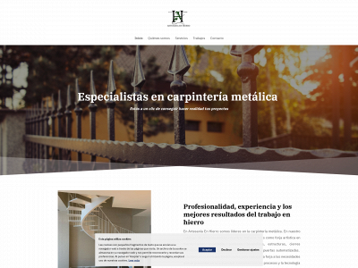artesaniaenhierro.net snapshot