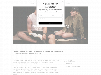 www.richardscanlonacting.com snapshot