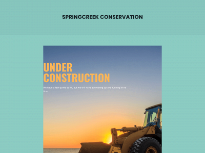 springcreekconservation.com snapshot