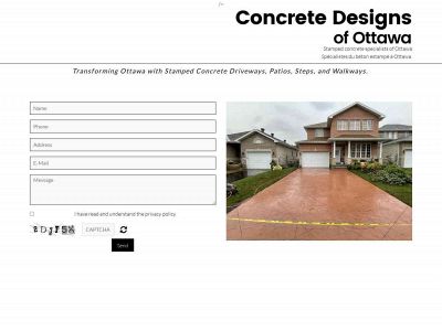 concretedesigns.ca snapshot