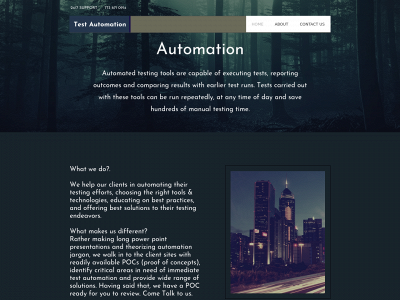 testautomating.com snapshot