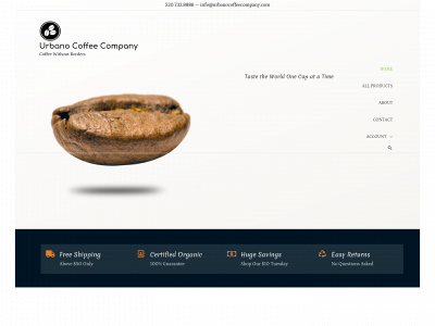 urbanocoffeecompany.com snapshot