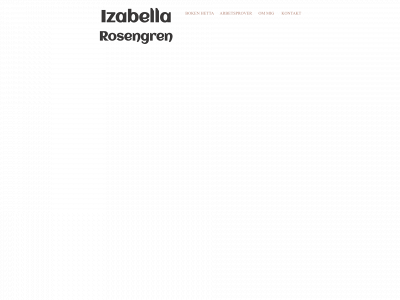 izabellarosengren.com snapshot