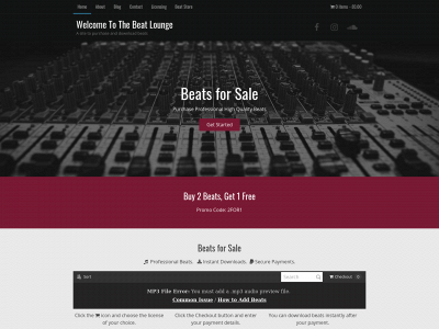 thebeatlounge.net snapshot