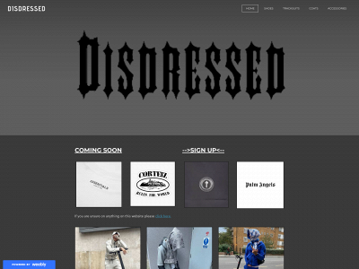 dis-dressed.weebly.com snapshot