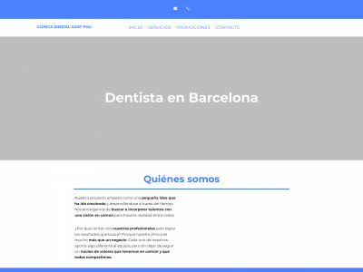 www.clinicadentalsampau.com snapshot