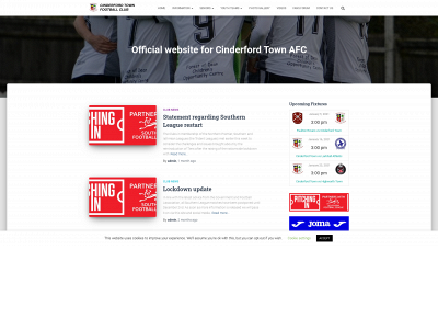 cinderfordtown.co.uk snapshot