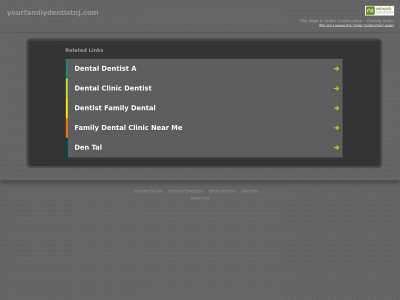 yourfamilydentistnj.com snapshot