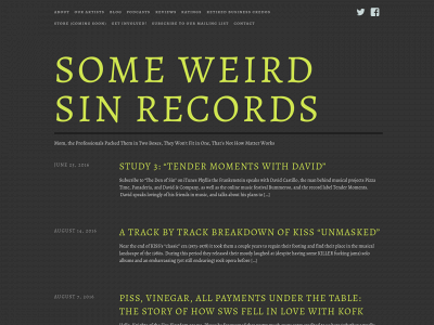 someweirdsinrecords.com snapshot