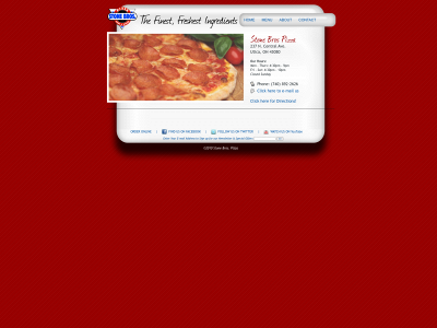 stonebrospizza.com snapshot
