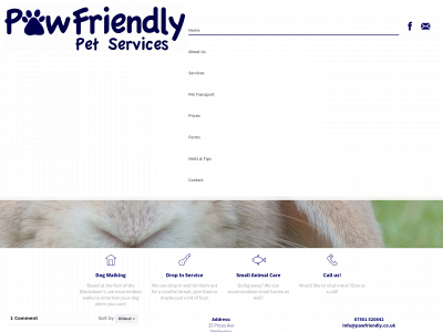 pawfriendly.co.uk snapshot
