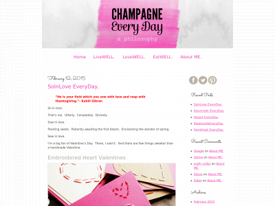 champagneeveryday.com snapshot