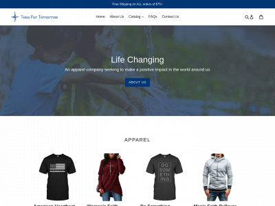 teesfortomorrow.com snapshot