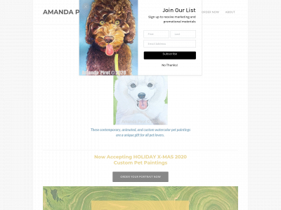www.amandapirot.com snapshot