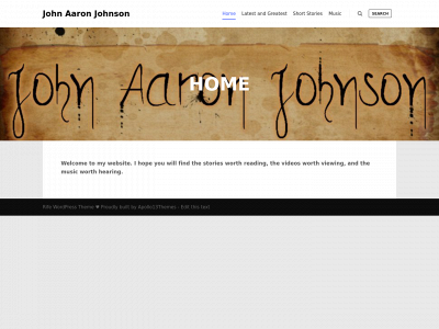 johnaaronjohnson.com snapshot