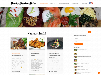 dariuskitchennotes.lt snapshot