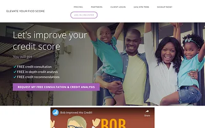 elevateficoscore.com snapshot