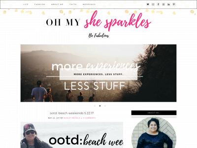 ohmyshesparkles.com snapshot