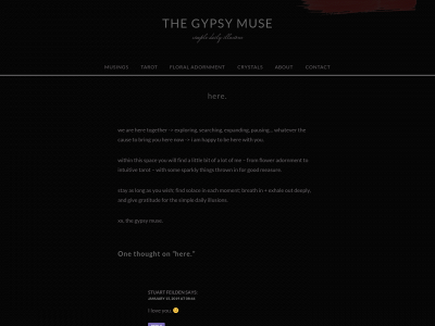 gypsymusings.com snapshot