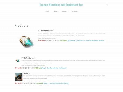 teaguemunitions.weebly.com snapshot