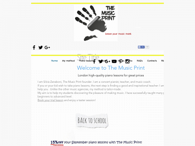themusicprint.co.uk snapshot