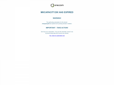 mkcapacity.dk snapshot