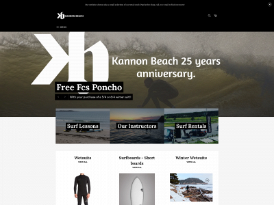 kannonbeach.com snapshot