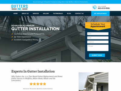 guttersincsc.com snapshot