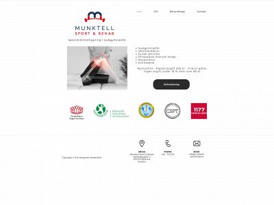 munktell-sportrehab.se snapshot