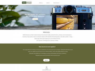 media-artisans.nl snapshot