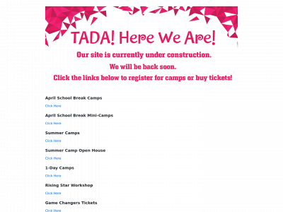 tadatheater.com snapshot