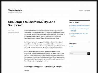 thinkisustain.com snapshot