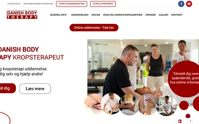 danishbodytherapy.dk snapshot