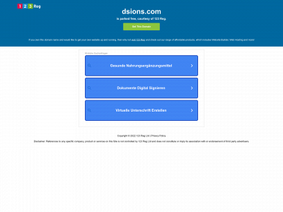 dsions.com snapshot