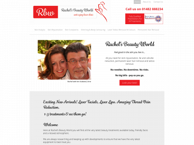 rachelsbeautyworld.uk snapshot