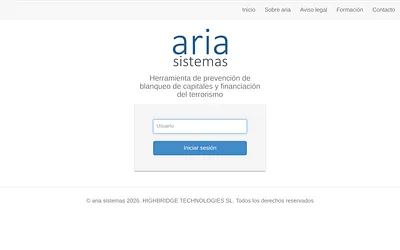 ariasistemas.com snapshot