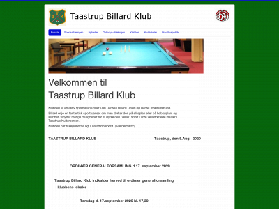taastrupbillard.dk snapshot