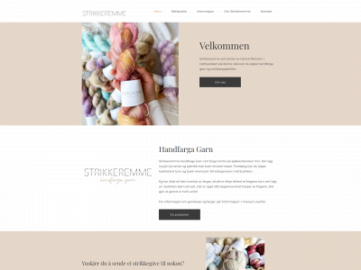 strikkeremme.no snapshot