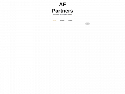 afpartners.se snapshot