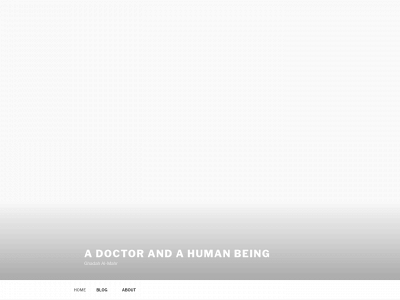 adoctorandahumanbeing.com snapshot