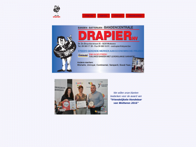 bandencentraledrapier.be snapshot