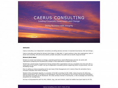 caerusconsulting.co.uk snapshot