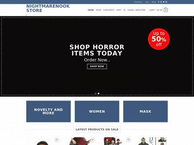 thenightmarenookstore.com snapshot