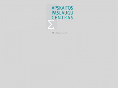 apskaitoscentras.lt snapshot