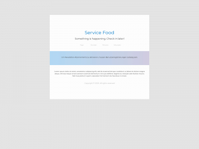servicefood.de snapshot